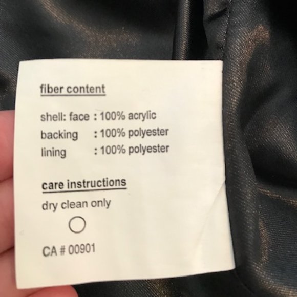 Esprit Black Faux Fur Jacket - Picture 15 of 15